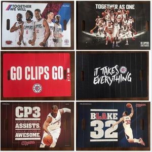 NBA Clippers cardboard fans